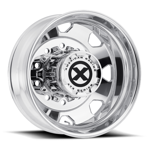 Set of 4: ATX Ao401 Octane Wheel, 24x8.25 -168 Offset 10x285.75, Polished Rear - AO40124510102
