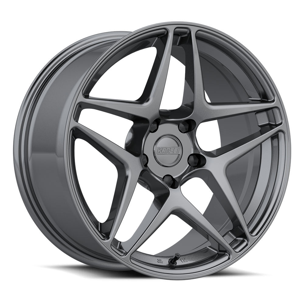 Kansei ASTRO Wheel, 18x9.5 5X100 35, Gloss Gunmetal - K15G-189516+35.