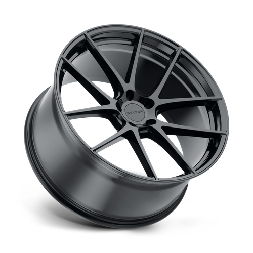 Set of 4: Beyern Ritz Wheel, 22x11.0 +25 Offset 5x120, Gloss Black - 2211BFT255120B72