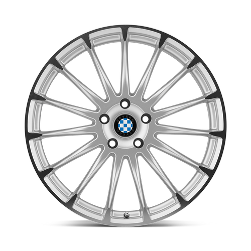 Set of 4: Beyern Aviatic Wheel, 20x10.0 +25 Offset 5x120, Silver W/ Mirror Cut Face - 2010BYA255120S74