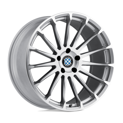 Set of 4: Beyern Aviatic Wheel, 20x10.0 +25 Offset 5x120, Silver W/ Mirror Cut Face - 2010BYA255120S74
