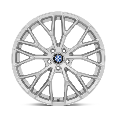Set of 4: Beyern Antler Wheel, 17x9.0 +20 Offset 5x120, Silver W/ Mirror Cut Face - 1790BYL205120S74