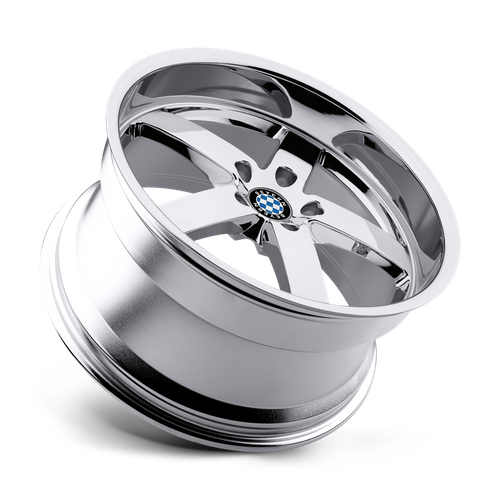 Set of 4: Beyern Rapp Wheel, 18x9.5 +15 Offset 5x120, Chrome - 1895BYR155120C72