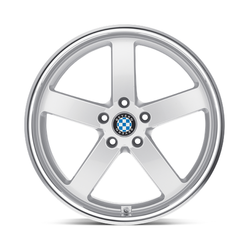 Set of 4: Beyern Rapp Wheel, 20x10.0 +20 Offset 5x120, Silver W/ Mirror Cut Lip - 2010BYR205120S72