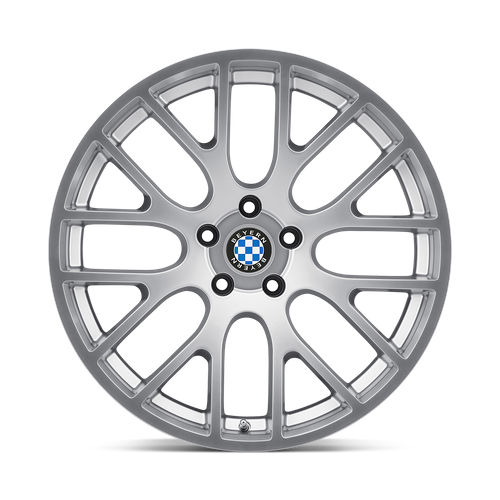 Set of 4: Beyern Spartan Wheel, 20x10.0 +20 Offset 5x120, Hyper Silver - 2010BYS205120S72