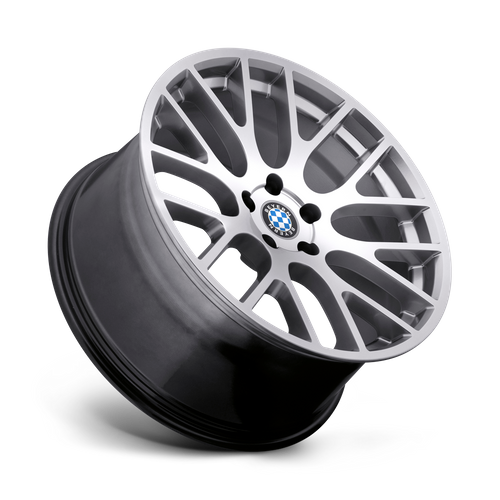 Set of 4: Beyern Spartan Wheel, 18x8.5 +15 Offset 5x120, Hyper Silver - 1885BYS155120S74