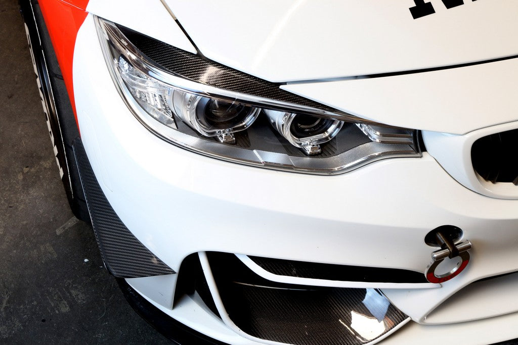 APR Performance Carbon Fiber Front Bumper Canards - AB-830402.