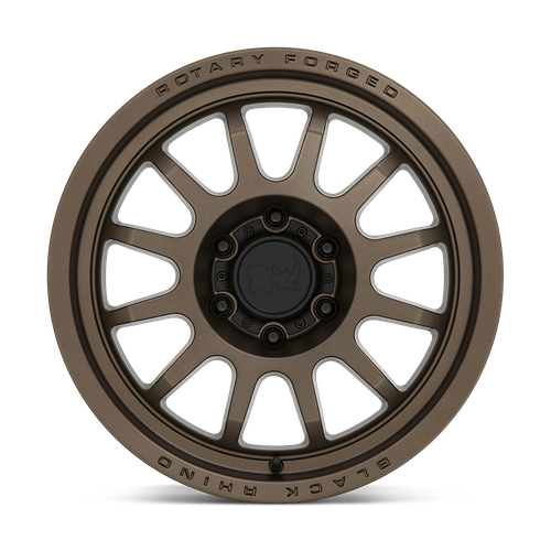 Set of 4: Black Rhino Rapid Wheel, 18x9.0 +12 Offset 6x139.7, Matte Bronze - 1890RPD126140Z12