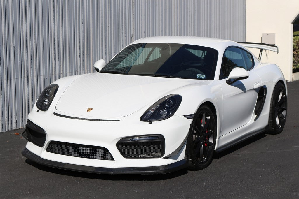 APR Performance Porsche Cayman GT4 Wing Extension Kit W/Carbon Gurney Flap - AA-545052.