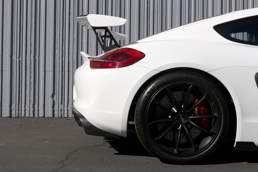 APR Performance Porsche Cayman GT4 Wing Extension Kit W/Carbon Gurney Flap - AA-545052.