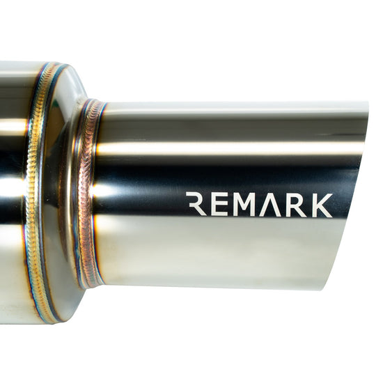 Remark 2015+ Subaru WRX/STI (VA) R1-Spec Single-Exit Cat-Back Exhaust w/ - RK-C1076S-01.