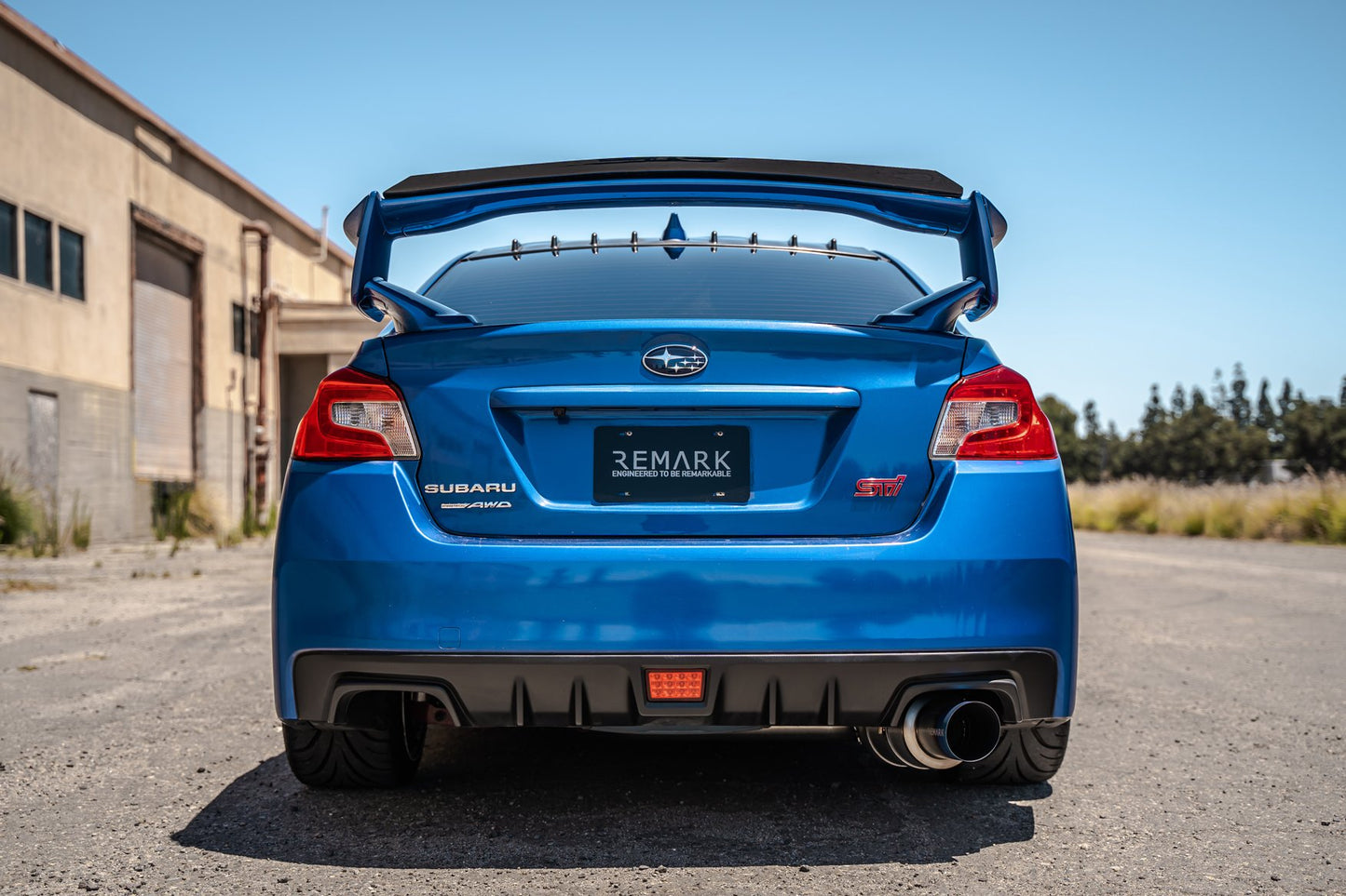Remark 2015+ Subaru WRX/STI (VA) R1-Spec Single-Exit Cat-Back Exhaust w/ - RK-C1076S-01.