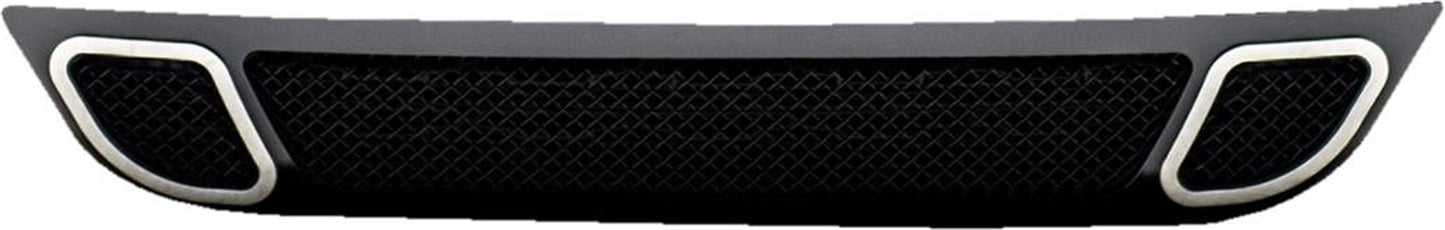 DJ Strada Series Bumper Grille; Small Mesh; Mild Steel; Black; 1 Pc; Overlay; - DJ24801