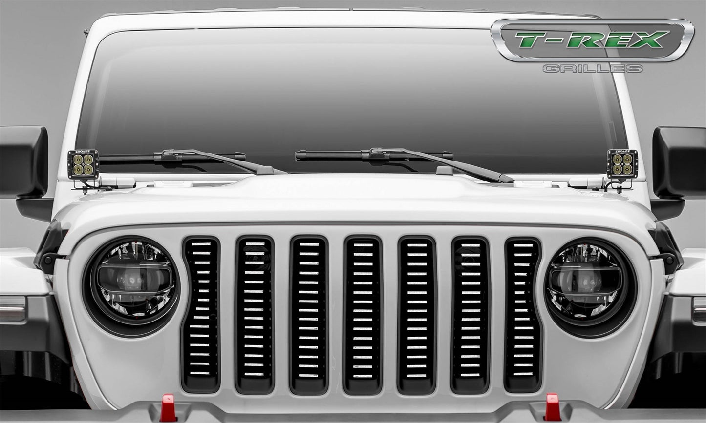 Billet Grille, Brushed, Aluminum, 1 Pc, Insert - 6204933
