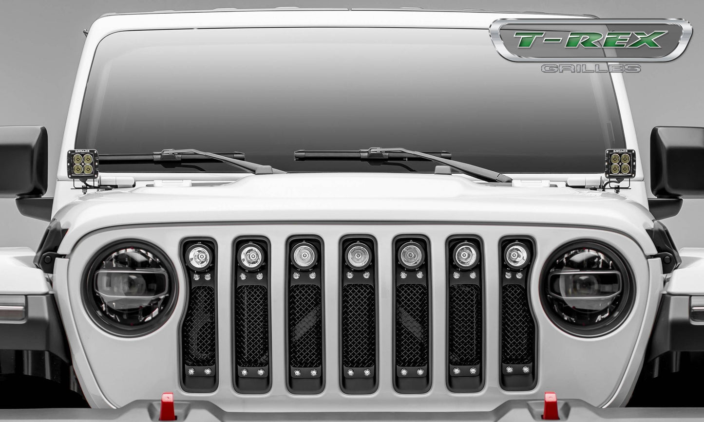 Torch Grille, Black, Mild Steel, 1 Pc, Insert - 6314931