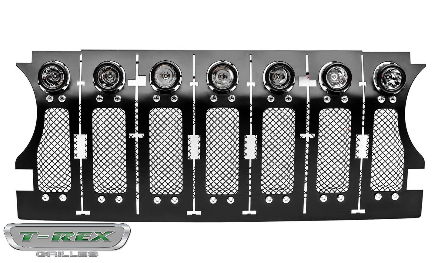 Torch Grille, Black, Mild Steel, 1 Pc, Insert - 6314931