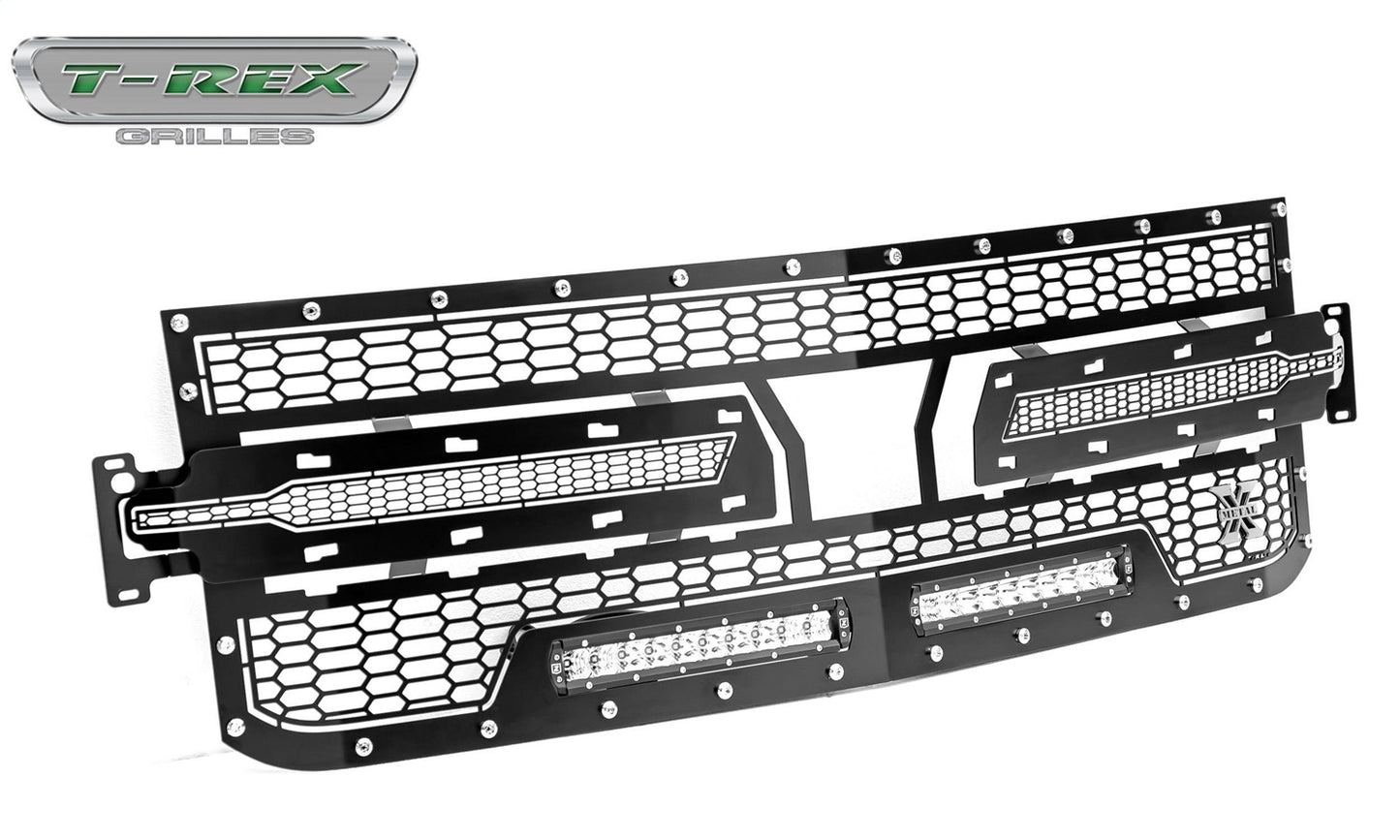 Laser Torch Grille, Black, Mild Steel, 1 Pc, Replacement - 7311261