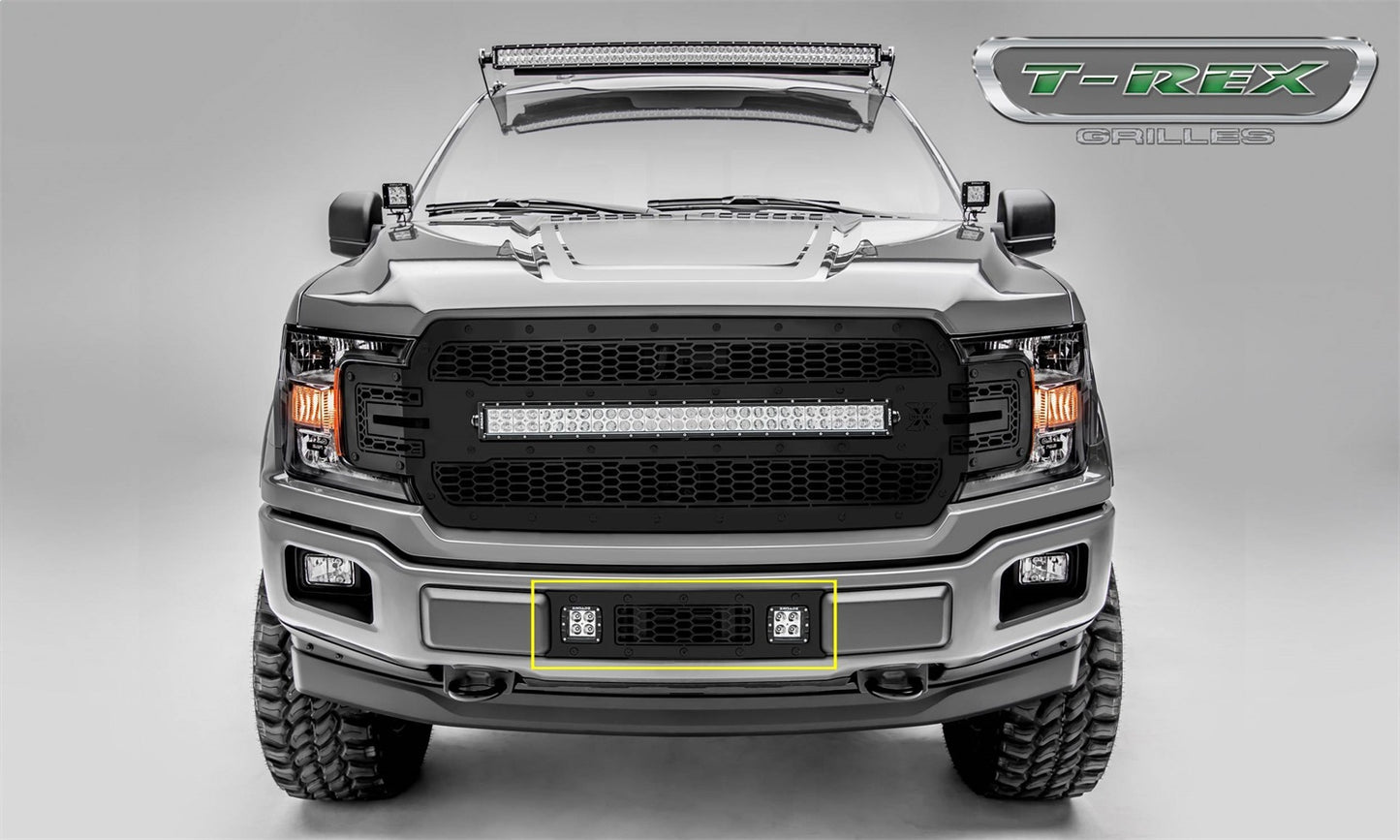Stealth Laser Torch Series Bumper Grille - 7325711-BR