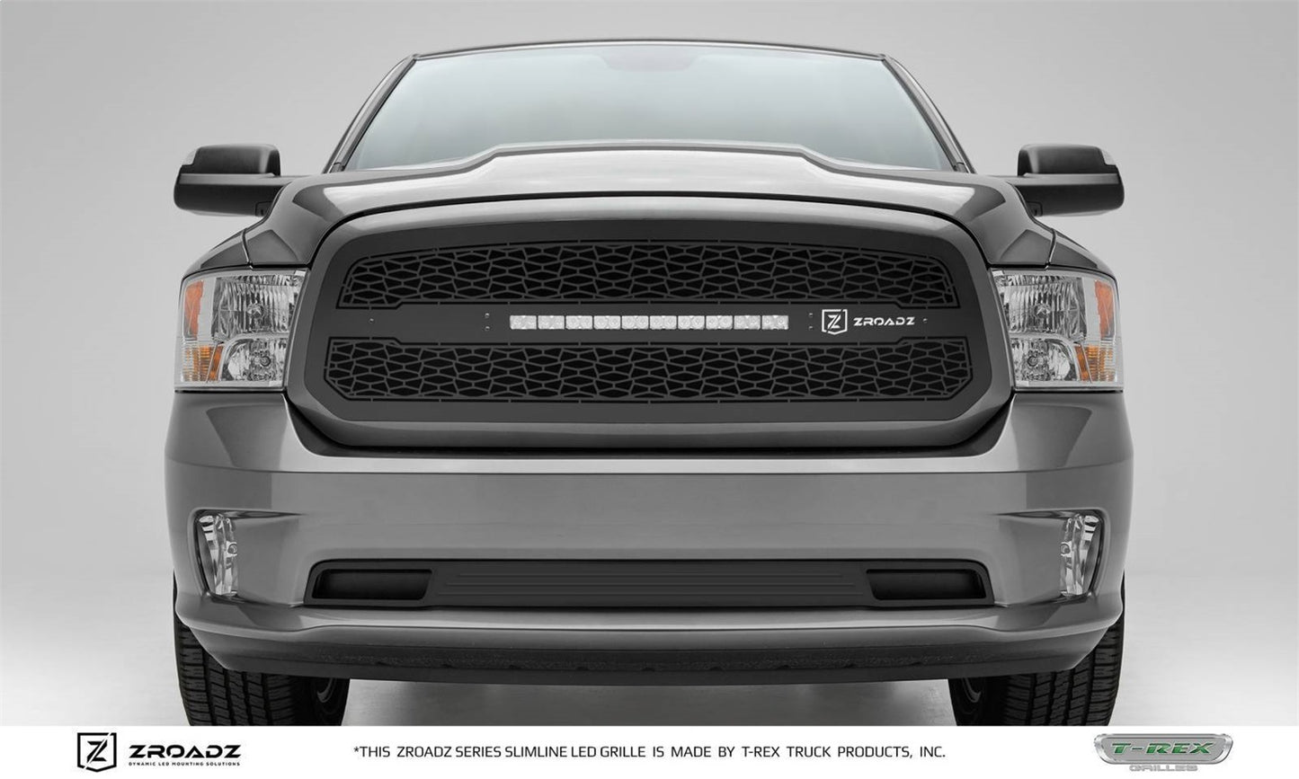 ZROADZ Grille, Black, Mild Steel, 1 Pc, Insert - Z314581