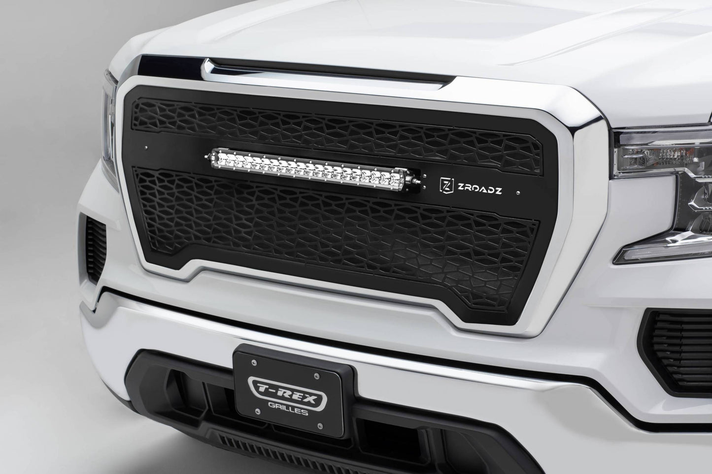 ZROADZ Series LED Light Grille; Black; Mild Steel; 1 pc.; Insert; - Z312281