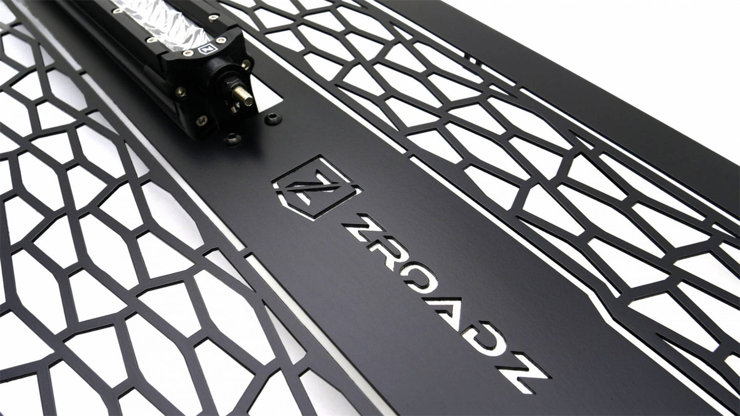 ZROADZ Series LED Light Grille; Black; Mild Steel; 1 pc.; Insert; - Z312281