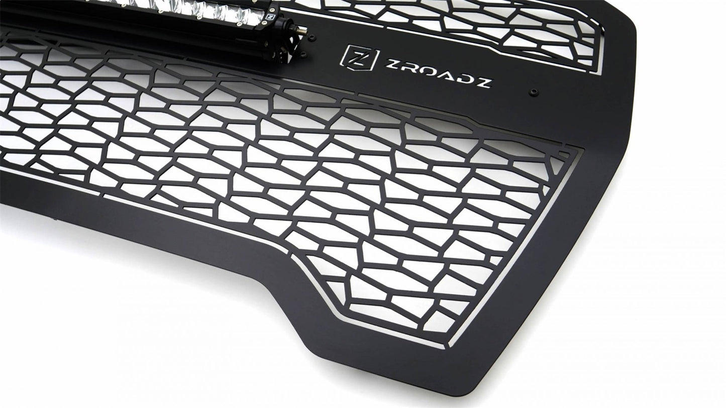 ZROADZ Series LED Light Grille; Black; Mild Steel; 1 pc.; Insert; - Z312281