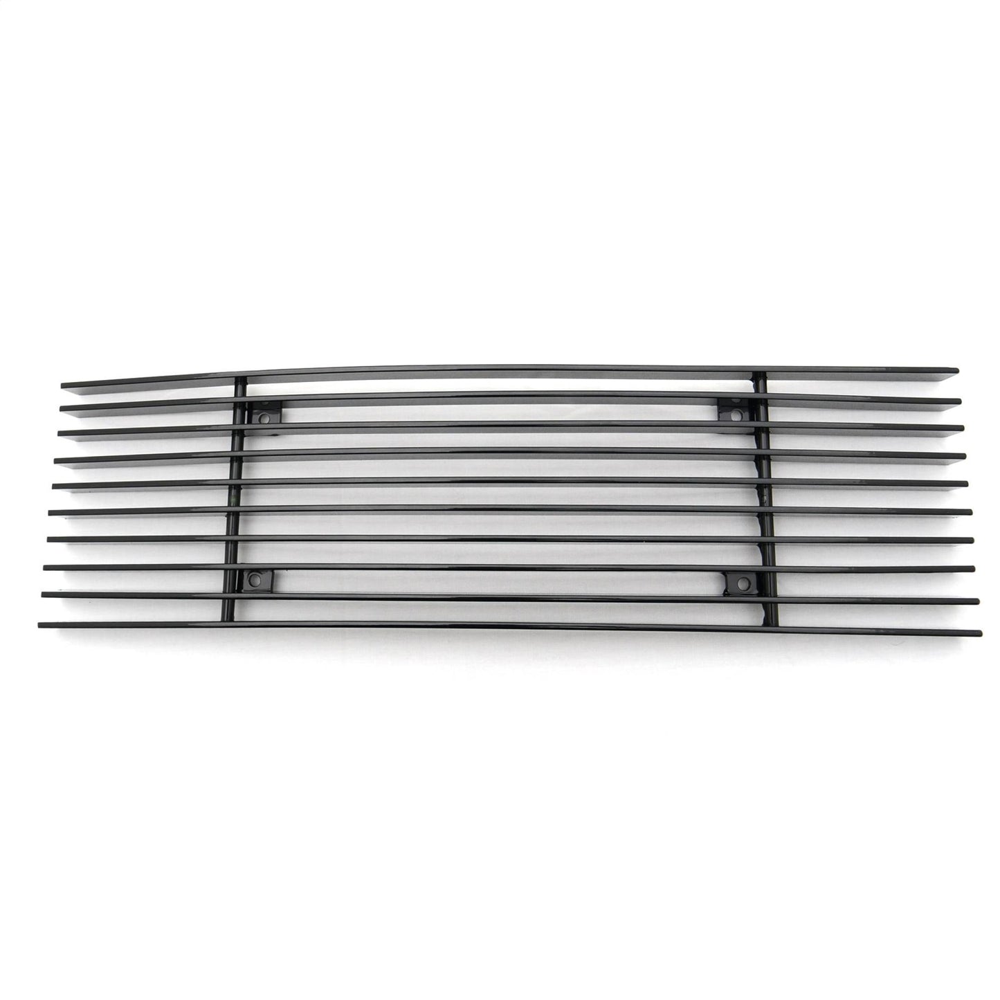 Billet Series Bumper Grille; Horizontal; Aluminum; Black; 1 Pc; Insert; - 25573B