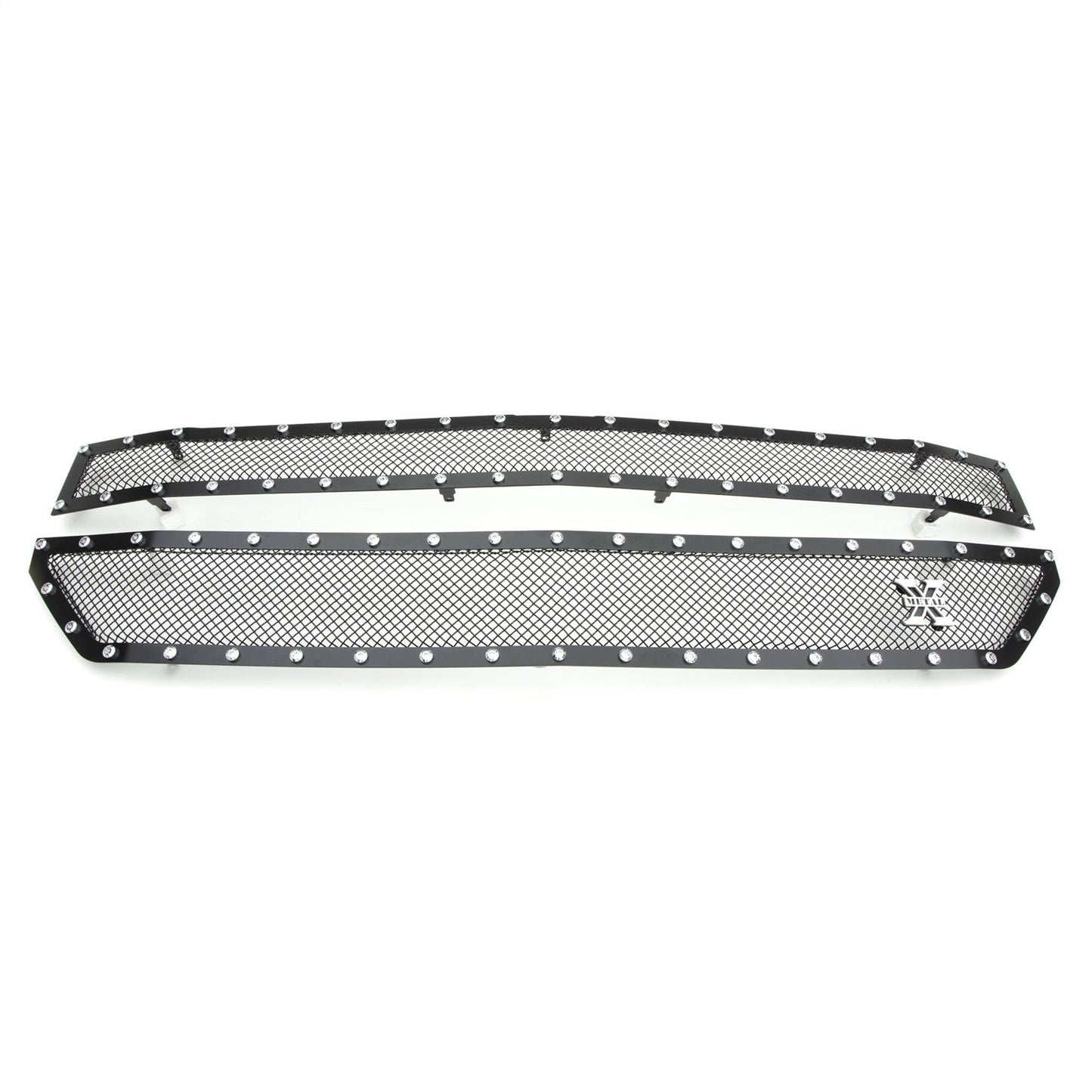 X-Metal Grille, Black, Mild Steel, 2 Pc, Insert - 6711241