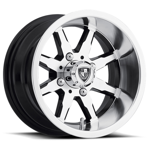 Set of 4: Fairway Alloys Fa142 Shift Wheel, 12x6.0 -30 Offset 4x101.6, Machined Gloss Black - FA-142-M