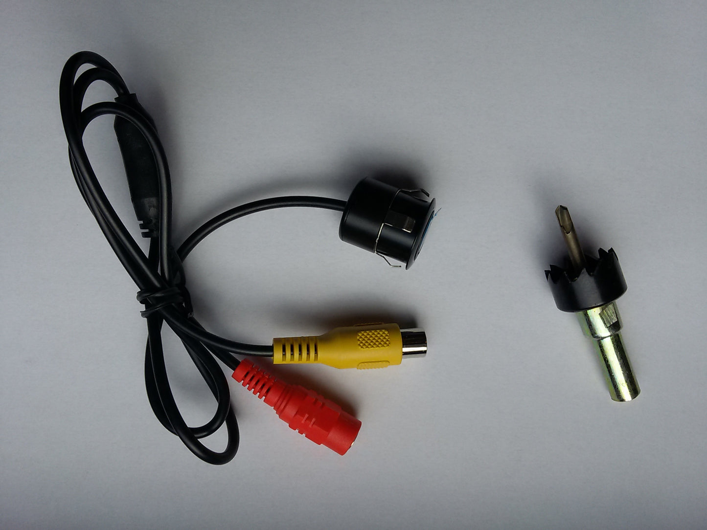 Universal, ruggedized, waterproof camera. Flush mounts. Drill bit included. - IACAM2