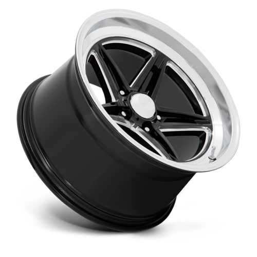 Set of 4: American Racing Vn514 Groove Wheel, 18x8.0 +0 Offset 5x127, Gloss Black Milled With Diamond Cut Lip - VN514BE18805000