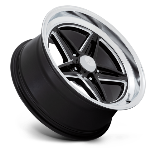 Set of 4: American Racing Vn514 Groove Wheel, 18x10.0 +12 Offset 5x114.3, Gloss Black Milled With Diamond Cut Lip - VN514BE18101212