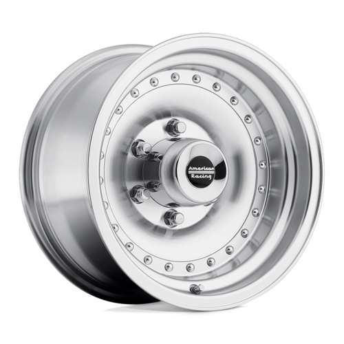 Set of 4: American Racing Ar61 Outlaw I Wheel, 15x8.0 -19 Offset 5x114.3, Machined - AR615865