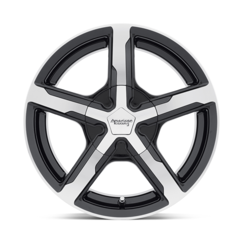 Set of 4: American Racing Ar921 Trigger Wheel, 16x7.0 +40 Offset 5x100/5x105, Gloss Black Machined - AR92167095540