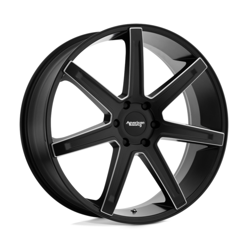 Set of 4: American Racing Ar938 Revert Wheel, 20x9.0 +15 Offset 5x139.7, Satin Black Milled - AR93829085915