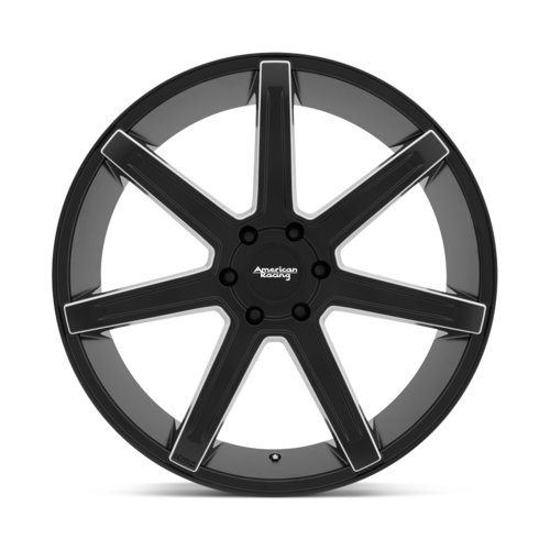 Set of 4: American Racing Ar938 Revert Wheel, 20x9.0 +15 Offset 5x139.7, Satin Black Milled - AR93829085915