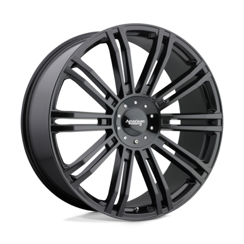 Set of 4: American Racing Ar939 D2 Wheel, 22x9.5 +35 Offset 5x114.3/5x120, Gloss Black - AR93922917335