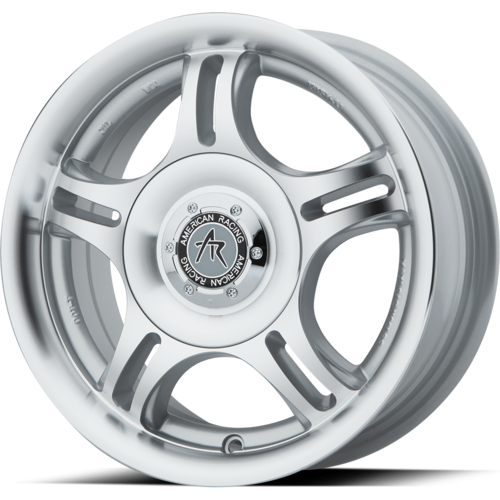 Set of 4: American Racing Ar95 T Wheel, 17x7.5 +25 Offset 5x130, Machined With Clearcoat - AR95T77530