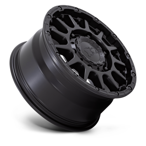 Set of 4: Black Rhino Sequoia Wheel, 16x8.0 +60 Offset 6x180, Matte Black - BR003MX16806C60