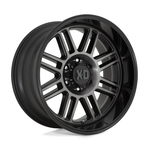 Set of 4: XD Xd850 Cage Wheel, 20x9.0 +0 Offset 6x139.7, Gloss Black With Gray Tint - XD85029068400