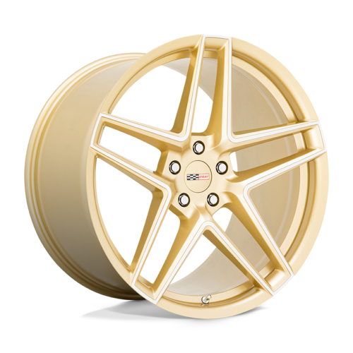Set of 4: Cray Panthera Wheel, 20x9.0 +38 Offset 5x120, Gloss Gold With Mirror Face - 2090PTA385120L67