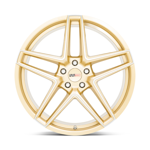Set of 4: Cray Panthera Wheel, 20x9.0 +38 Offset 5x120, Gloss Gold With Mirror Face - 2090PTA385120L67