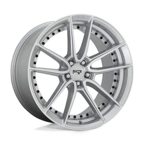 Niche M221 Dfs Wheel, 18x8.0 +40 Offset 5x114.3, Gloss Silver Machined - M221188065+40
