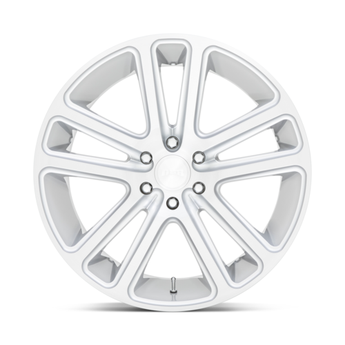 DUB S257 Flex Wheel, 22x9.5 +0 Offset 5x115, Gloss Silver Brushed Face - S257229590+20