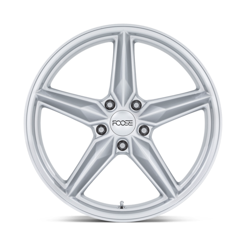 Set of 4: Foose F174 Cf8 Wheel, 19x9.5 +45 Offset 5x120, Gloss Silver - F174199513+45