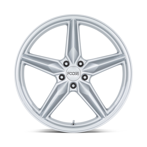 Set of 4: Foose F174 Cf8 Wheel, 20x10.0 +35 Offset 5x114.3, Gloss Silver - F174200066+35