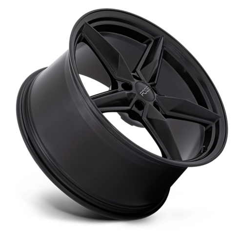 Set of 4: Foose F175 Cf8 Wheel, 20x10.0 +35 Offset 5x114.3, Matte Black - F175200066+35