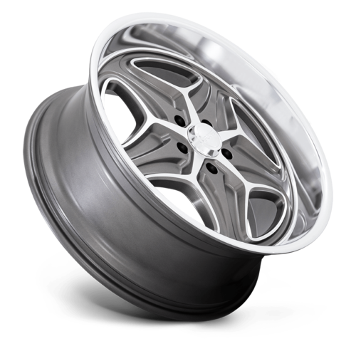Set of 4: Foose F172 Merlot Wheel, 22x10.5 +6 Offset 5x127, Anthracite Machined - F17222057360
