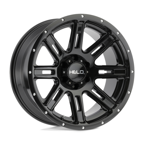 Set of 4: Helo He900 Wheel, 18x9.0 +0 Offset 5x139.7, Gloss Black - HE90089085300