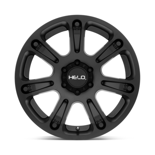 Set of 4: Helo He904 Wheel, 17x9.0 +0 Offset 5x127, Satin Black - HE90479050700